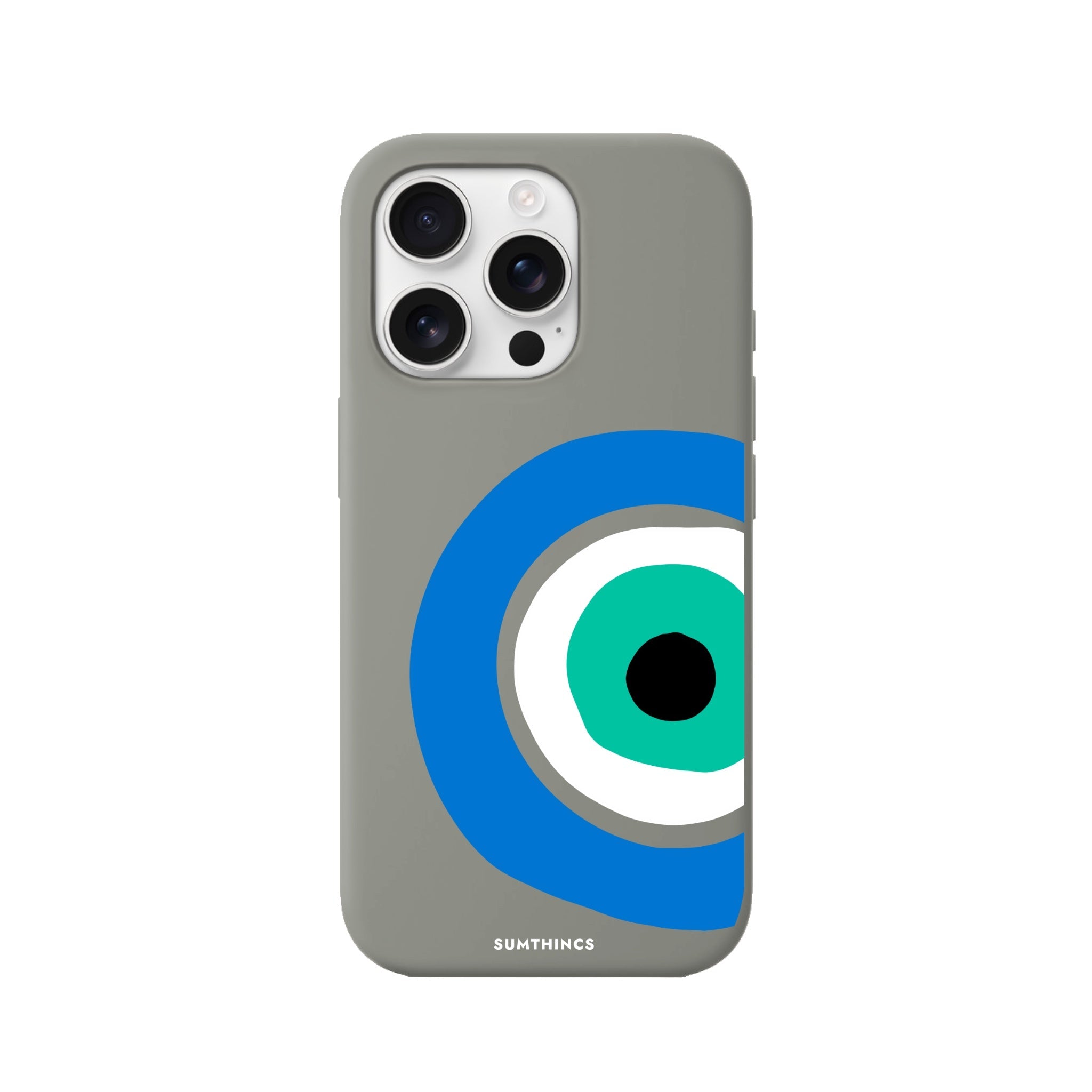 iPhone 16 Pro Ocean Eye Premium Telefon Kılıfı Gri - SUMTHINCS