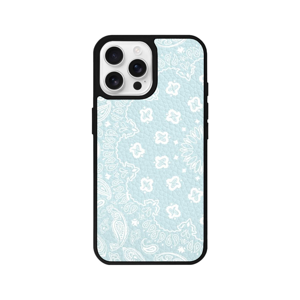 iPhone 16 Pro Paisley Leather Vegan Deri Telefon Kılıfı - SUMTHINCS