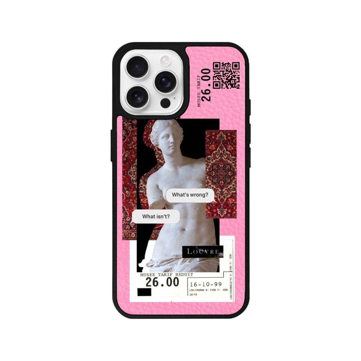 iPhone 16 Pro PixelVenus Leather Vegan Deri Telefon Kılıfı - SUMTHINCS