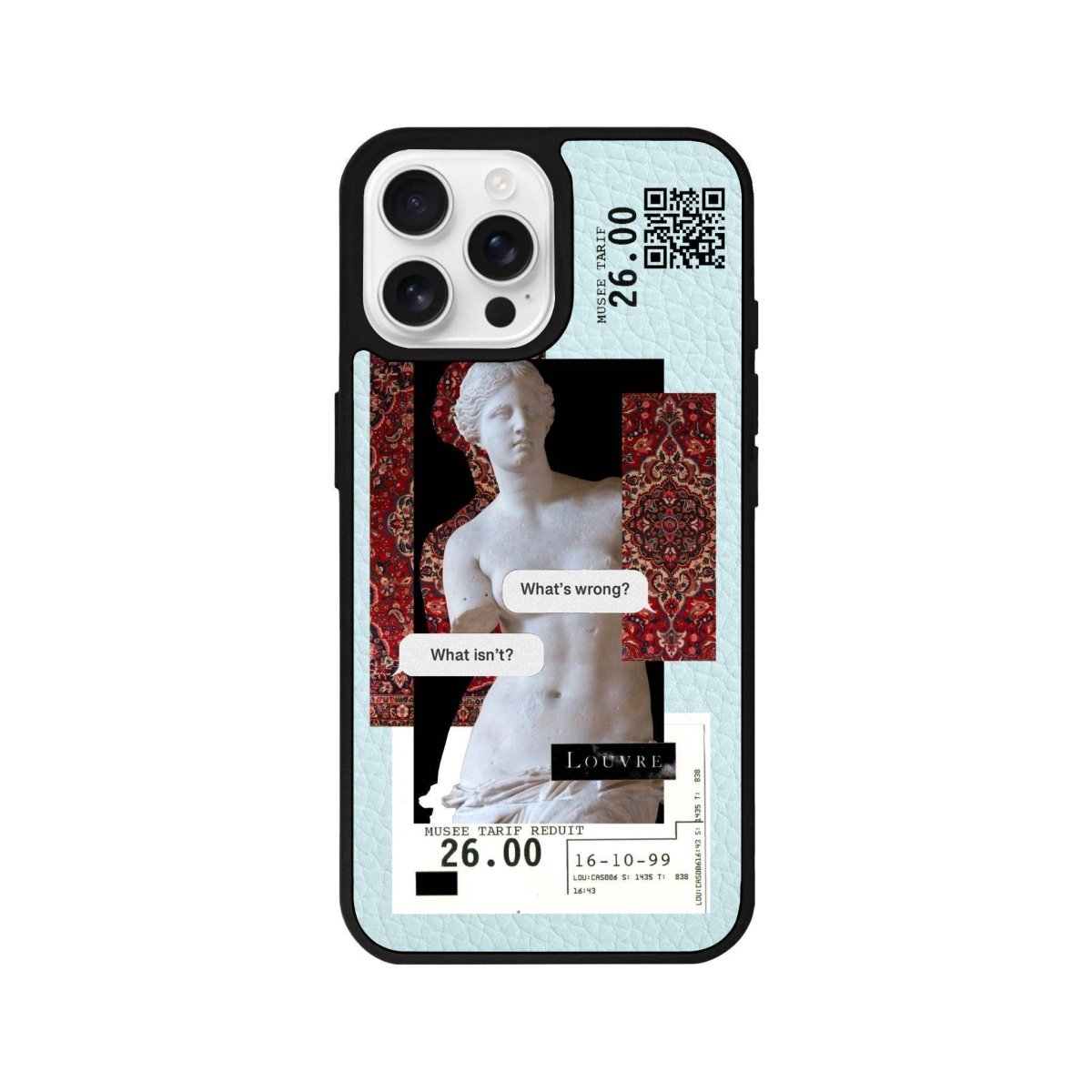 iPhone 16 Pro PixelVenus Leather Vegan Deri Telefon Kılıfı - SUMTHINCS