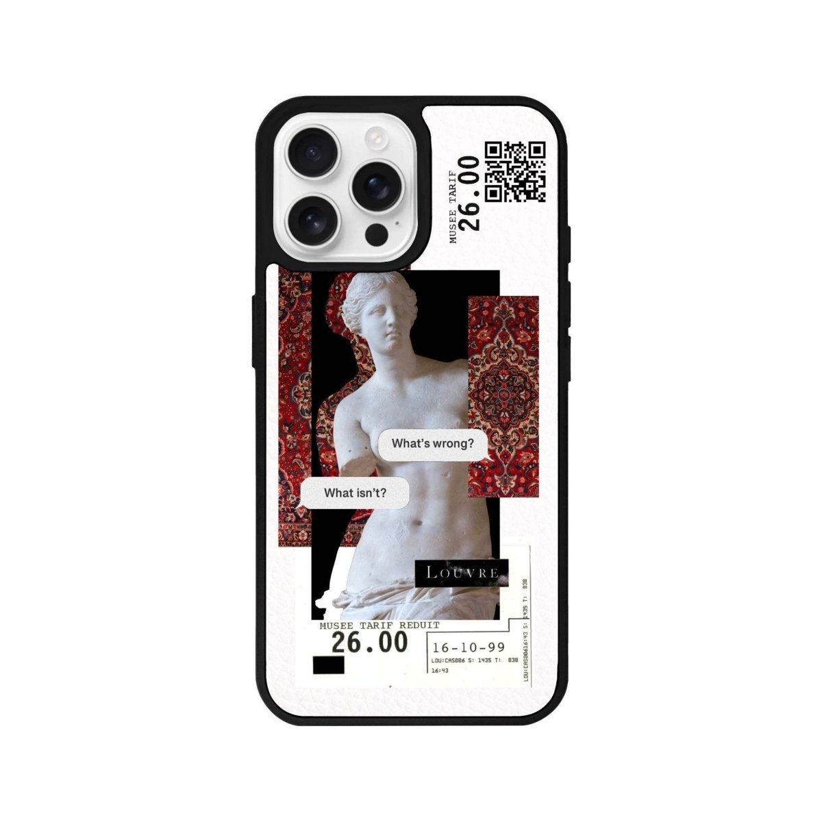 iPhone 16 Pro PixelVenus Leather Vegan Deri Telefon Kılıfı - SUMTHINCS