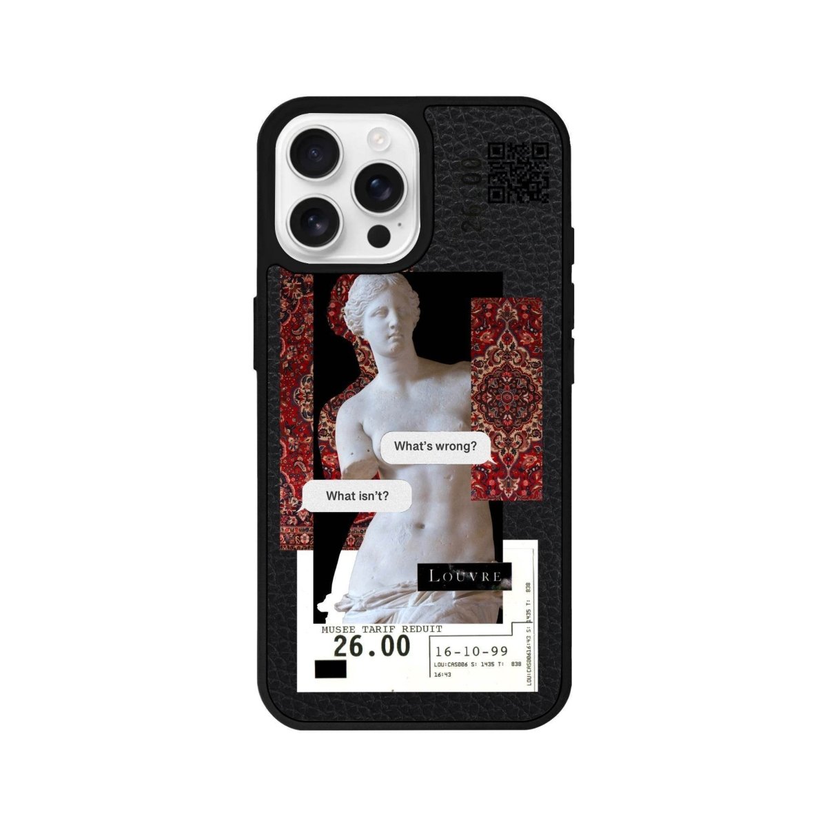 iPhone 16 Pro PixelVenus Leather Vegan Deri Telefon Kılıfı - SUMTHINCS