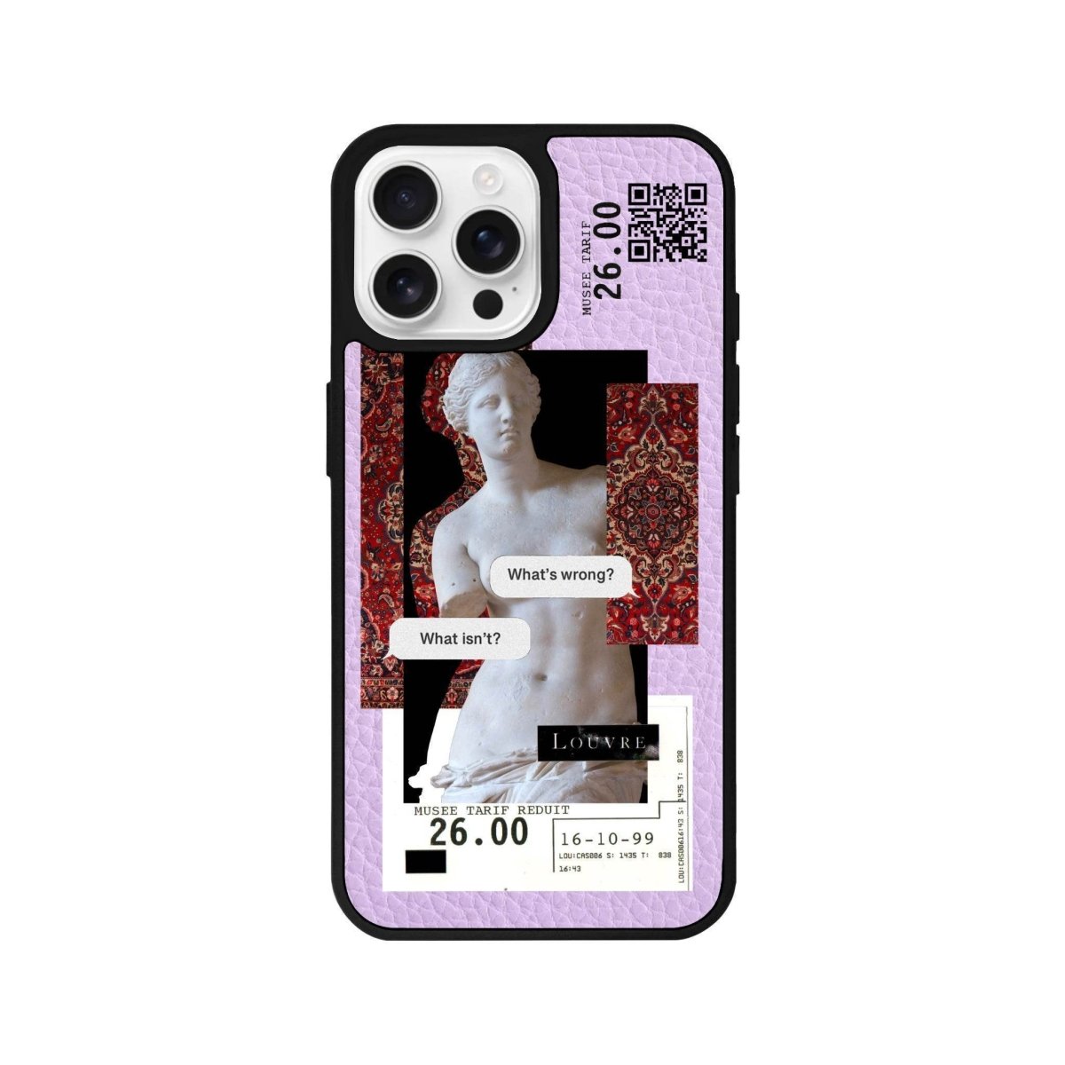 iPhone 16 Pro PixelVenus Leather Vegan Deri Telefon Kılıfı - SUMTHINCS