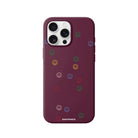 iPhone 16 Pro Playful Premium Telefon Kılıfı Bordo - SUMTHINCS