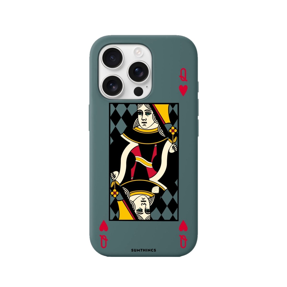 iPhone 16 Pro Queen Premium Telefon Kılıfı Kaktüs Yeşili - SUMTHINCS