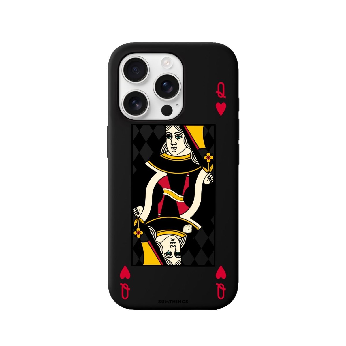 iPhone 16 Pro Queen Premium Telefon Kılıfı Siyah - SUMTHINCS