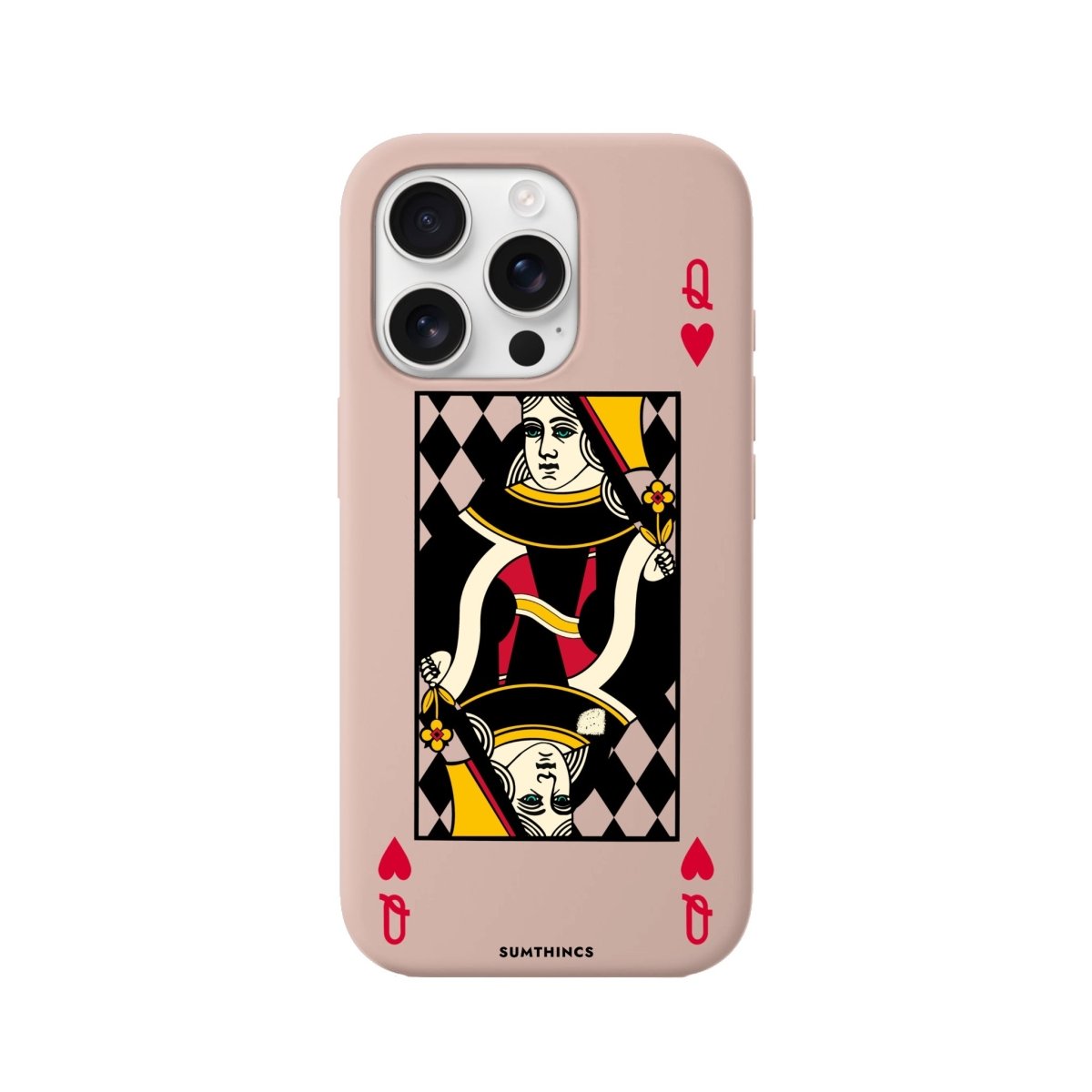 iPhone 16 Pro Queen Premium Telefon Kılıfı Bej - SUMTHINCS