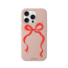 iPhone 16 Pro Red Bow Premium Telefon Kılıfı - SUMTHINCS