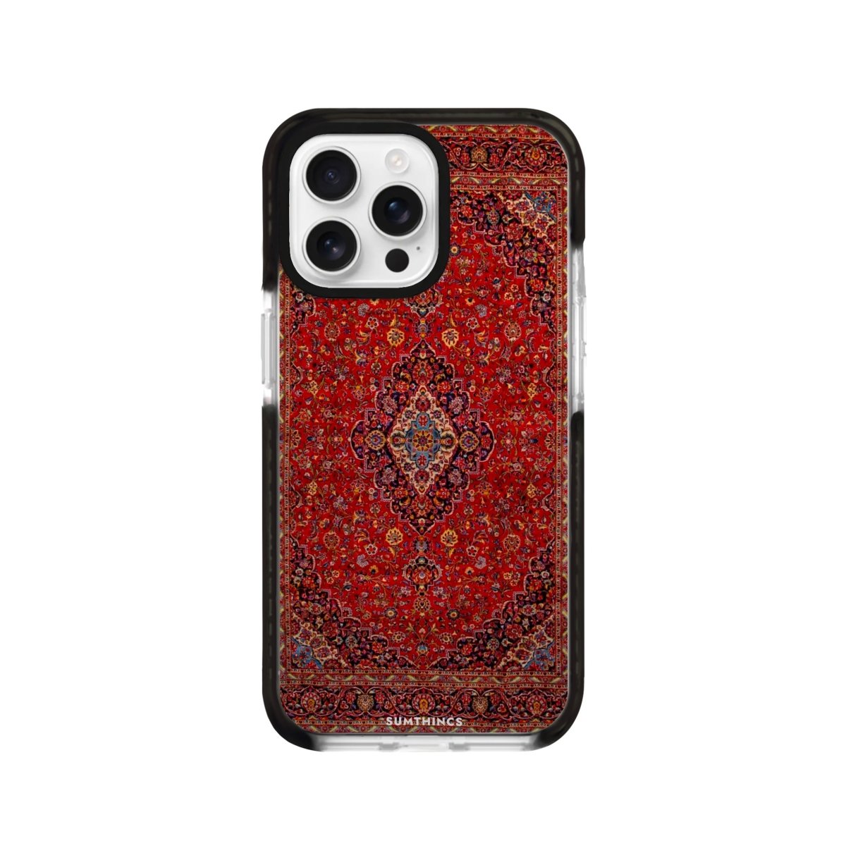 iPhone 16 Pro Red Carpet Procase Şeffaf Telefon Kılıfı Siyah Şeffaf - SUMTHINCS