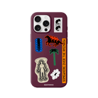 iPhone 16 Pro Somewhere Premium Telefon Kılıfı Bordo - SUMTHINCS