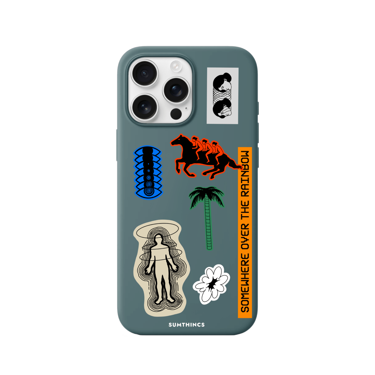 iPhone 16 Pro Somewhere Premium Telefon Kılıfı Kaktüs Yeşili - SUMTHINCS