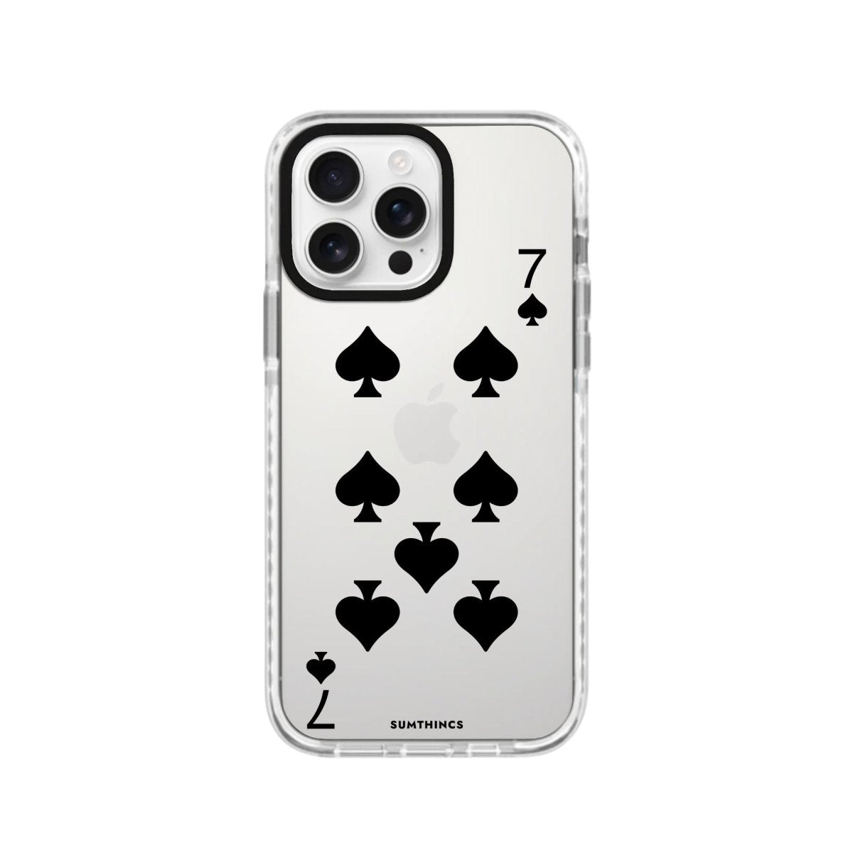 iPhone 16 Pro Spade7 Procase Şeffaf Telefon Kılıfı Beyaz Şeffaf - SUMTHINCS
