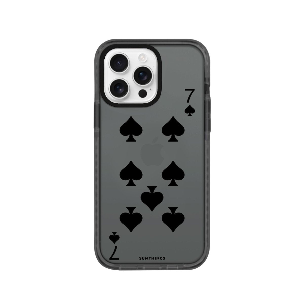 iPhone 16 Pro Spade7 Procase Şeffaf Telefon Kılıfı Antrasit - SUMTHINCS