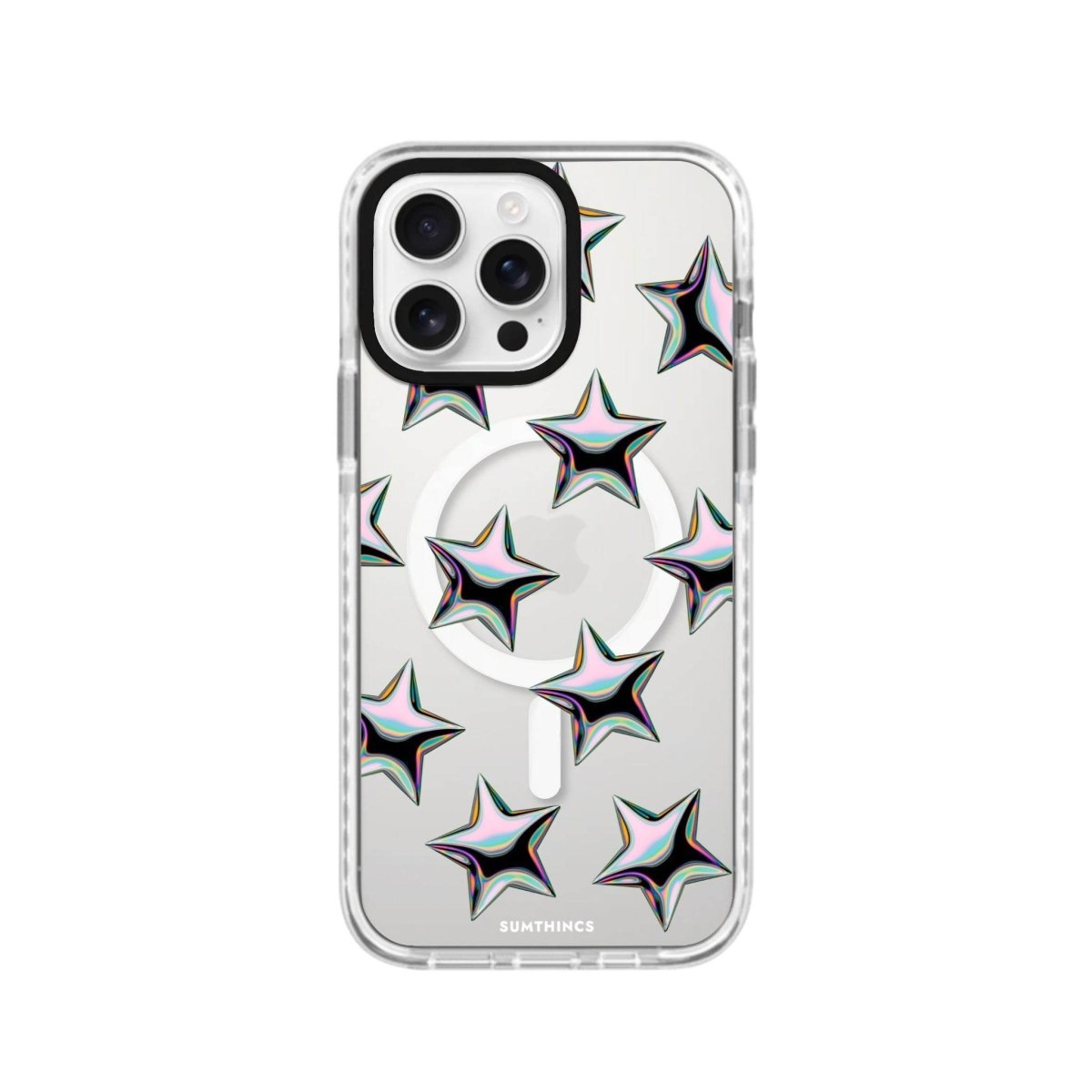 iPhone 16 Pro Stars Magsafe Procase Şeffaf Telefon Kılıfı - SUMTHINCS