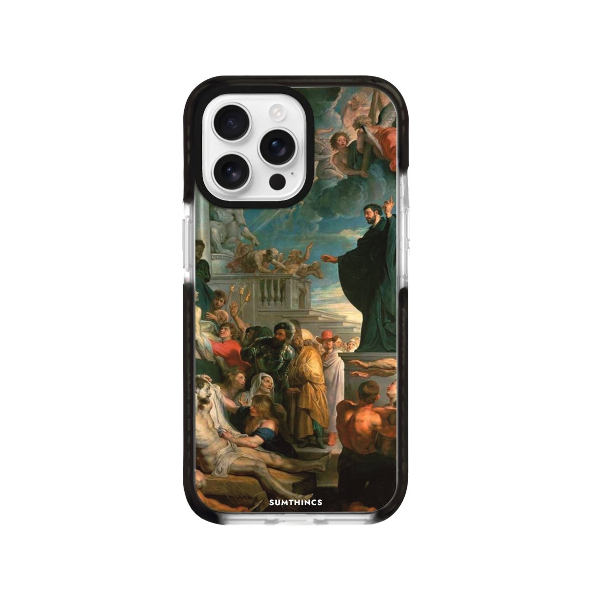 iPhone 16 Pro The Miracles Procase Şeffaf Telefon Kılıfı Siyah Şeffaf - SUMTHINCS
