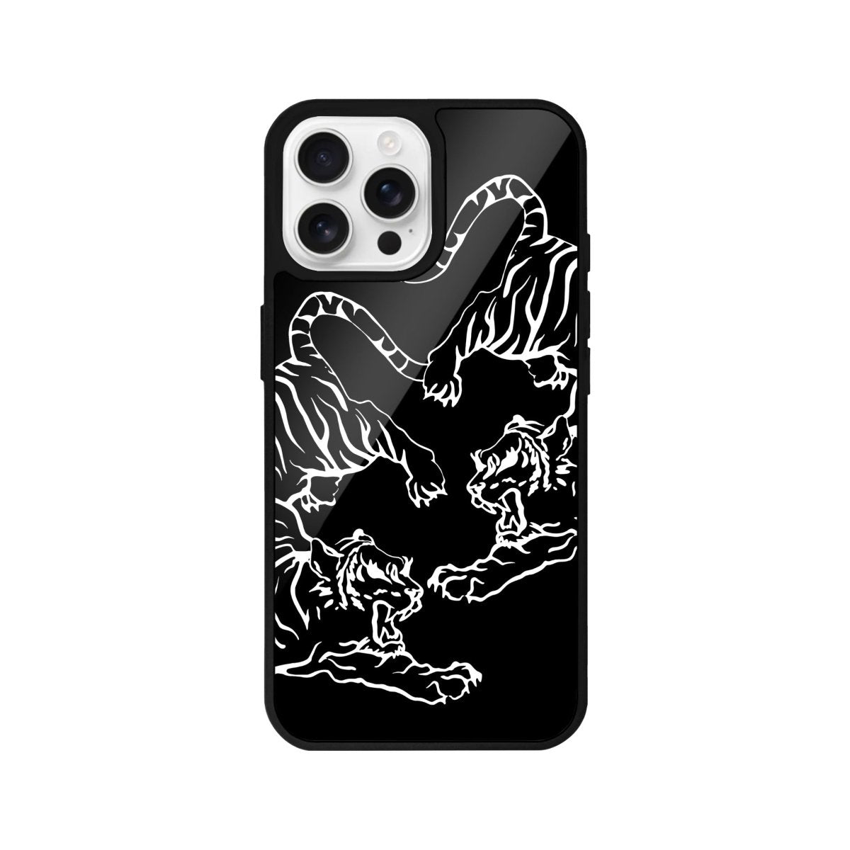 iPhone 16 Pro Tigers Glossy Cam Telefon Kılıfı - SUMTHINCS