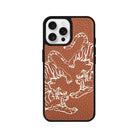 iPhone 16 Pro Tigers Leather Vegan Deri Telefon Kılıfı - SUMTHINCS