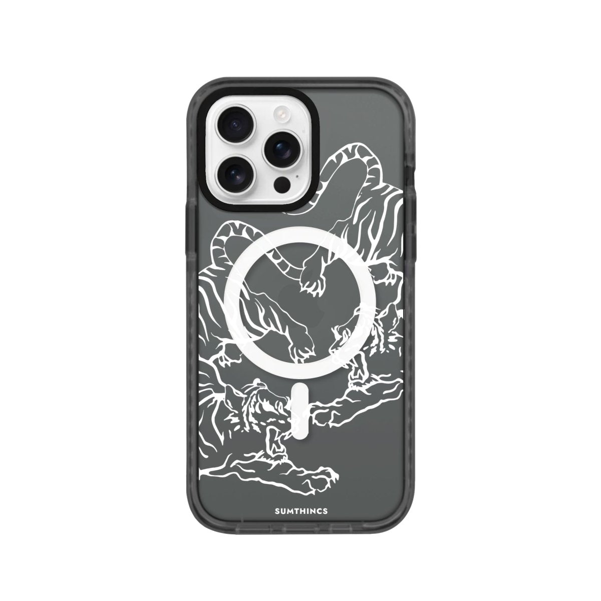 iPhone 16 Pro Tigers Magsafe Procase Şeffaf Telefon Kılıfı - SUMTHINCS