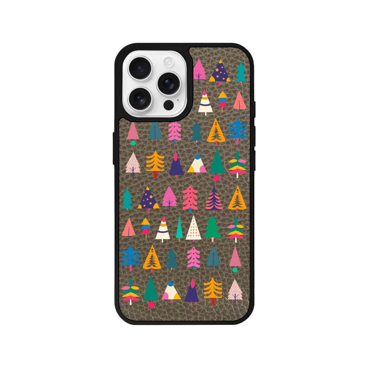 iPhone 16 Pro Tiny Forest Leather Vegan Deri Telefon Kılıfı - SUMTHINCS