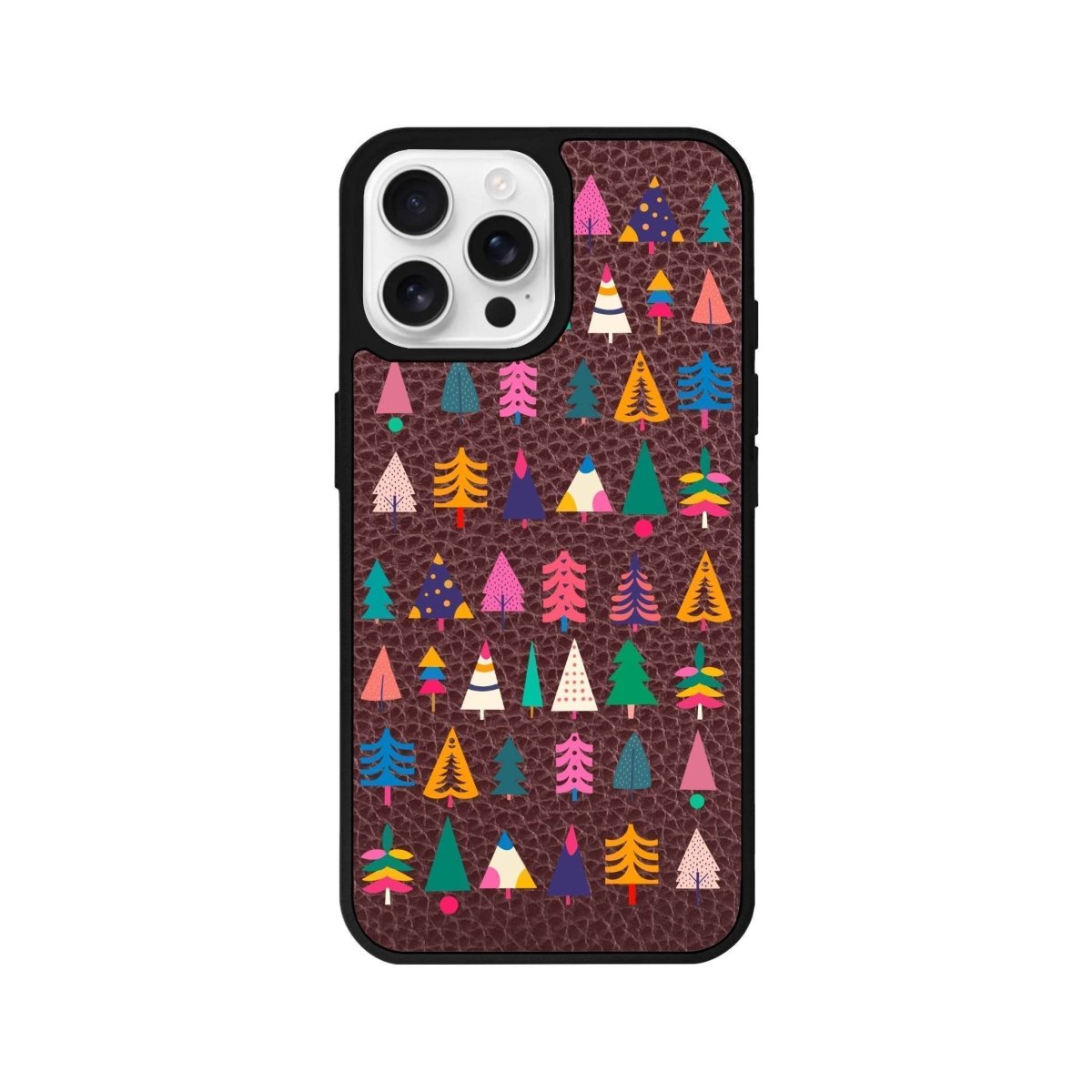 iPhone 16 Pro Tiny Forest Leather Vegan Deri Telefon Kılıfı - SUMTHINCS