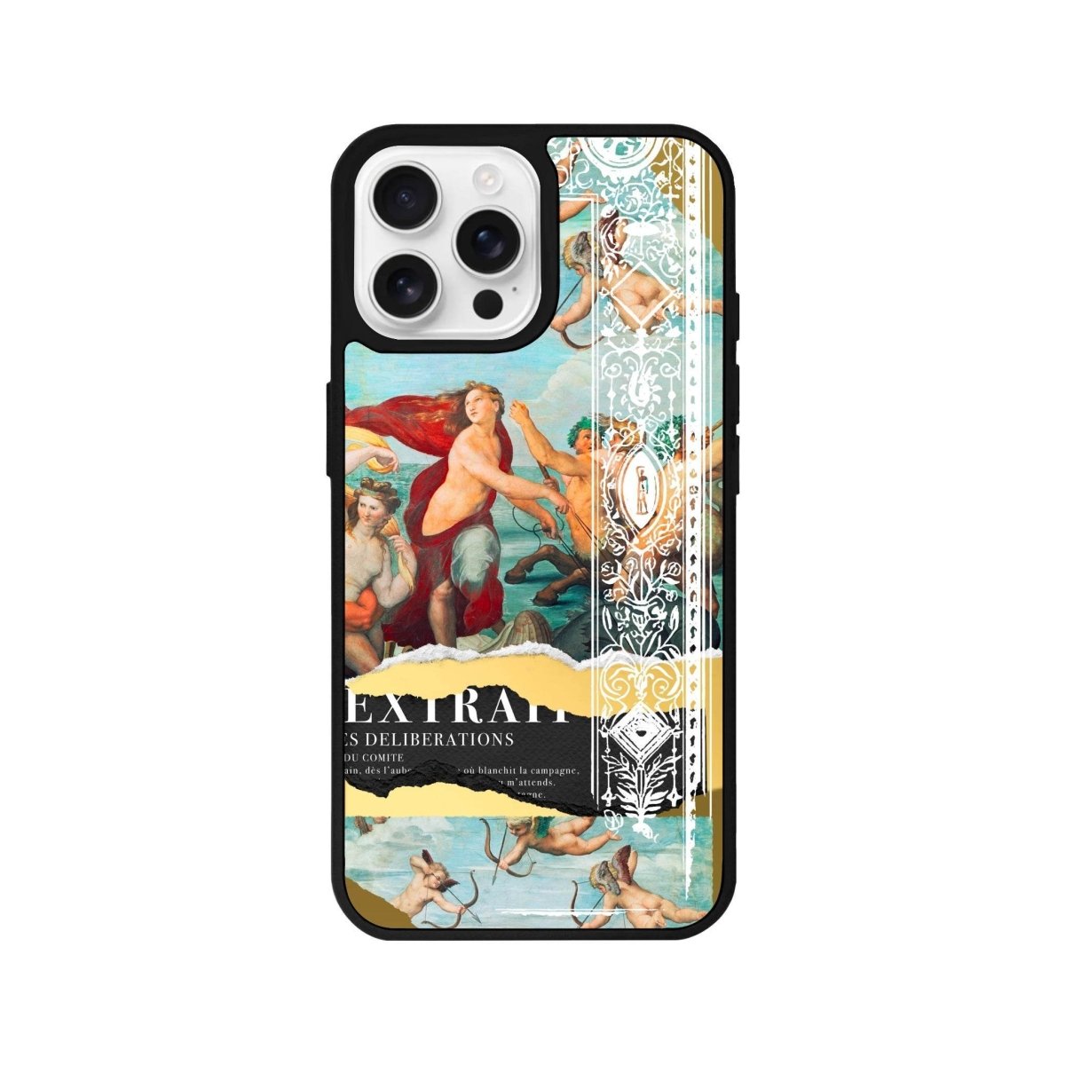 iPhone 16 Pro Triumph of Galatea Mirror Aynalı Telefon Kılıfı Altın - SUMTHINCS