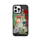 iPhone 16 Pro Vintage Poster Mirror Aynalı Telefon Kılıfı Antrasit - SUMTHINCS