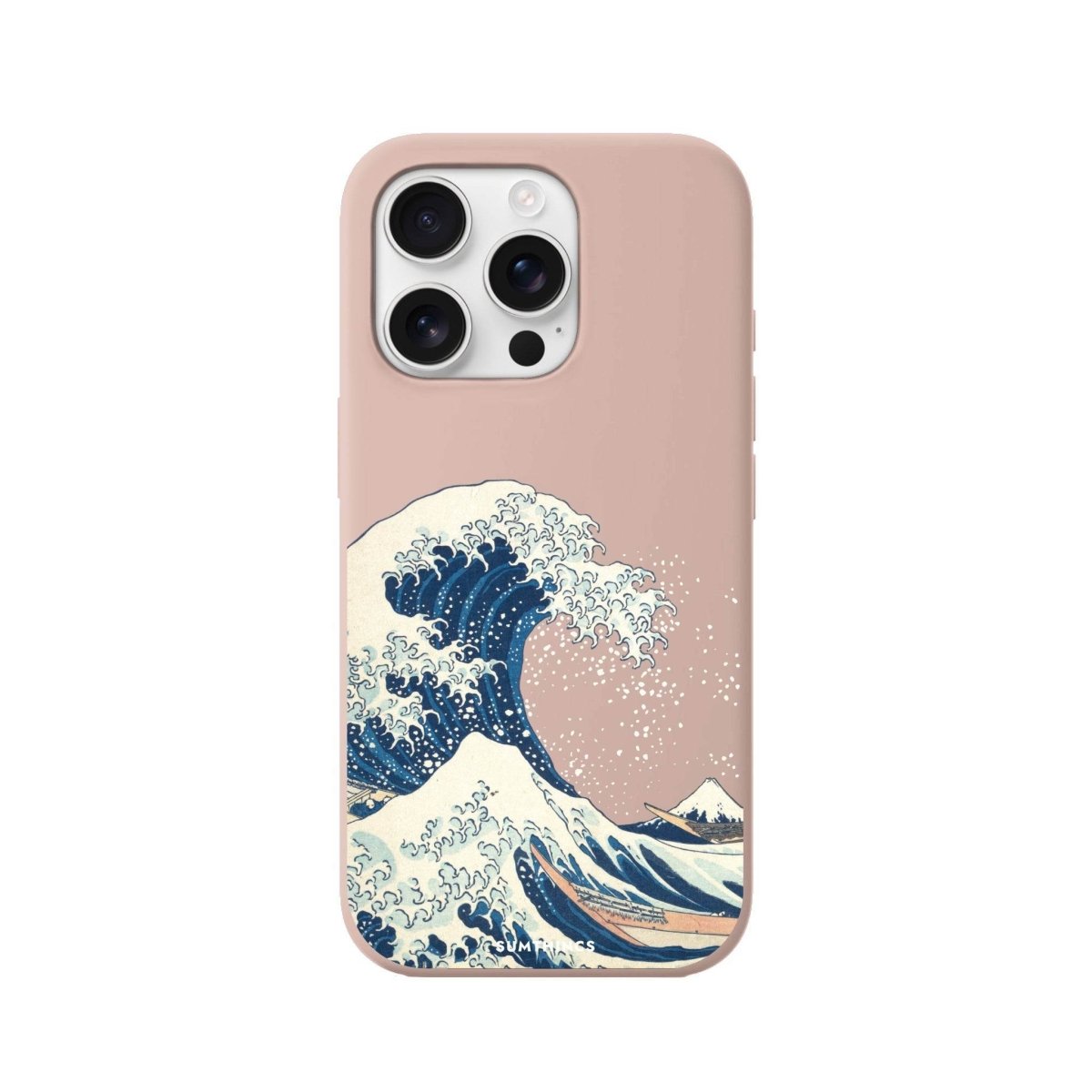 iPhone 16 Pro Waves Premium Telefon Kılıfı Bej - SUMTHINCS