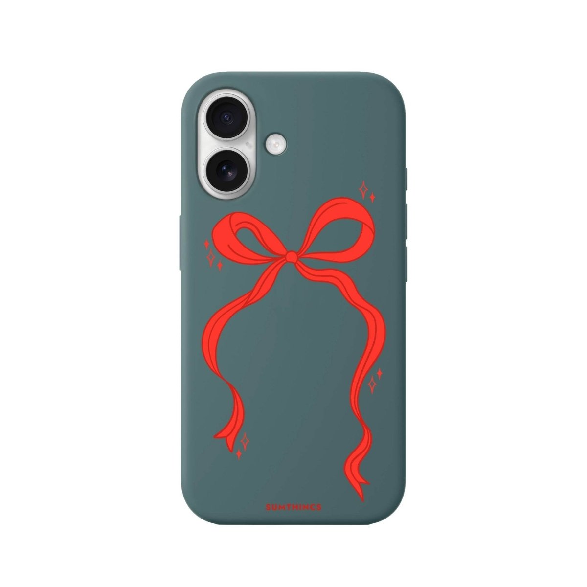iPhone 16 Red Bow Premium Telefon Kılıfı - SUMTHINCS