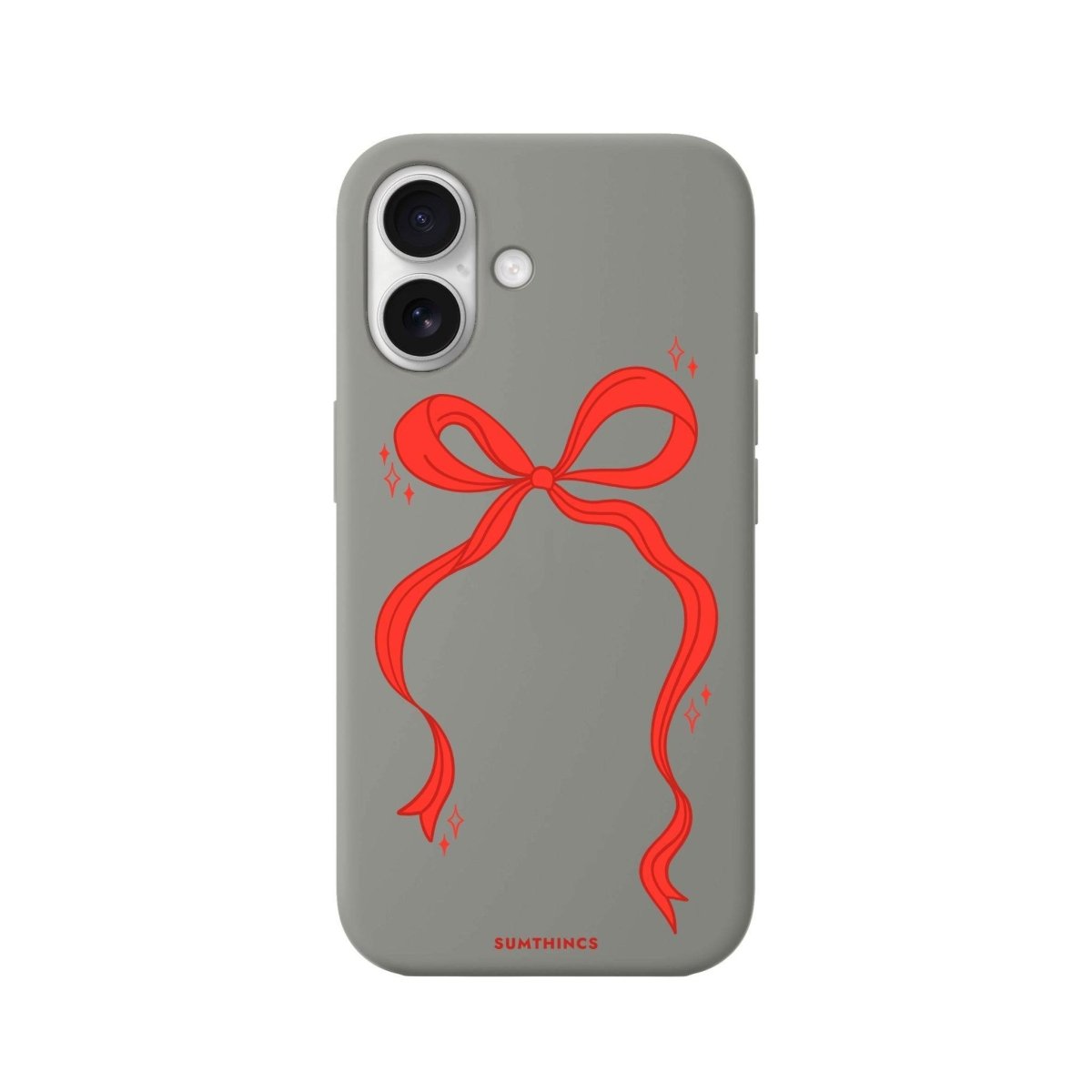 iPhone 16 Red Bow Premium Telefon Kılıfı - SUMTHINCS