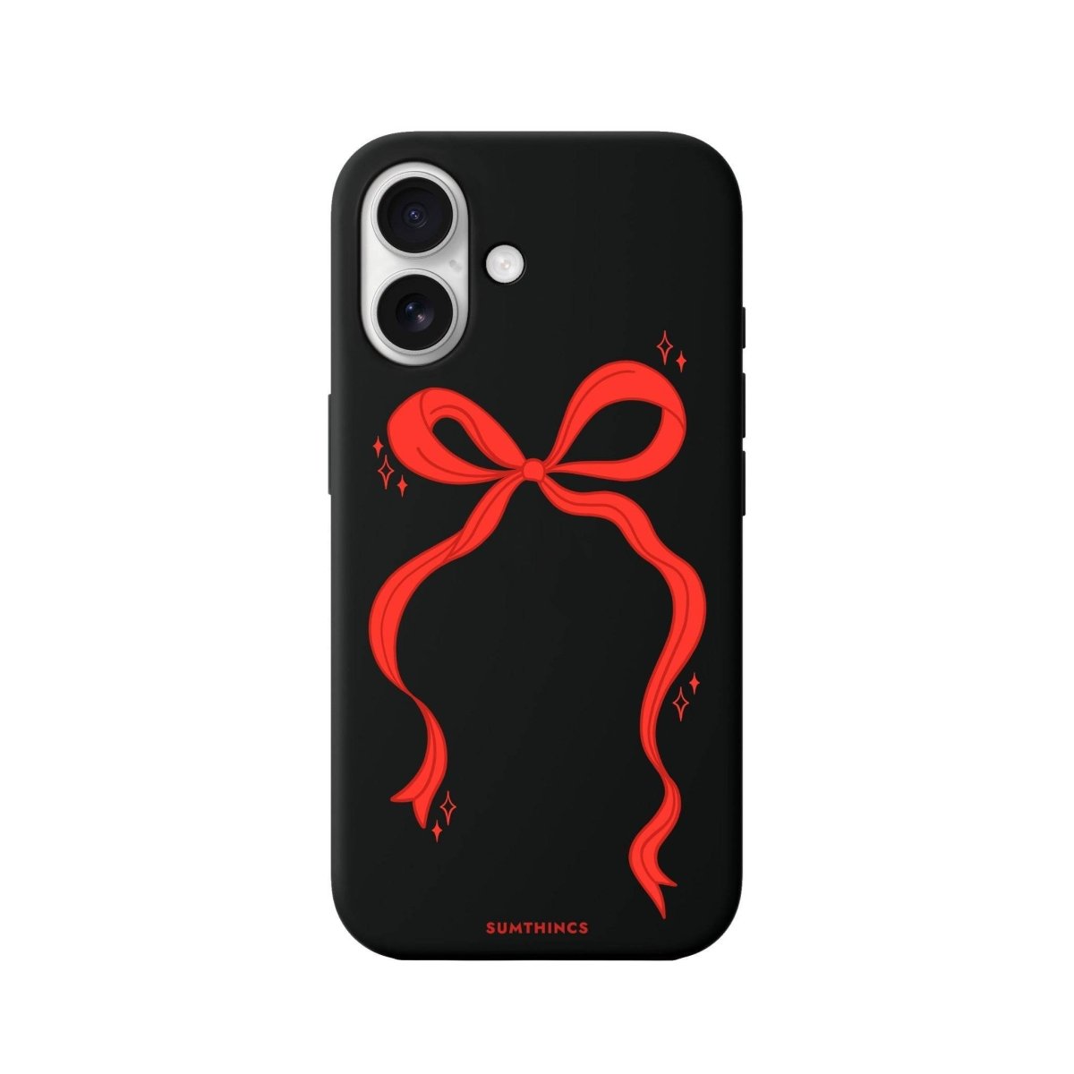 iPhone 16 Red Bow Premium Telefon Kılıfı - SUMTHINCS
