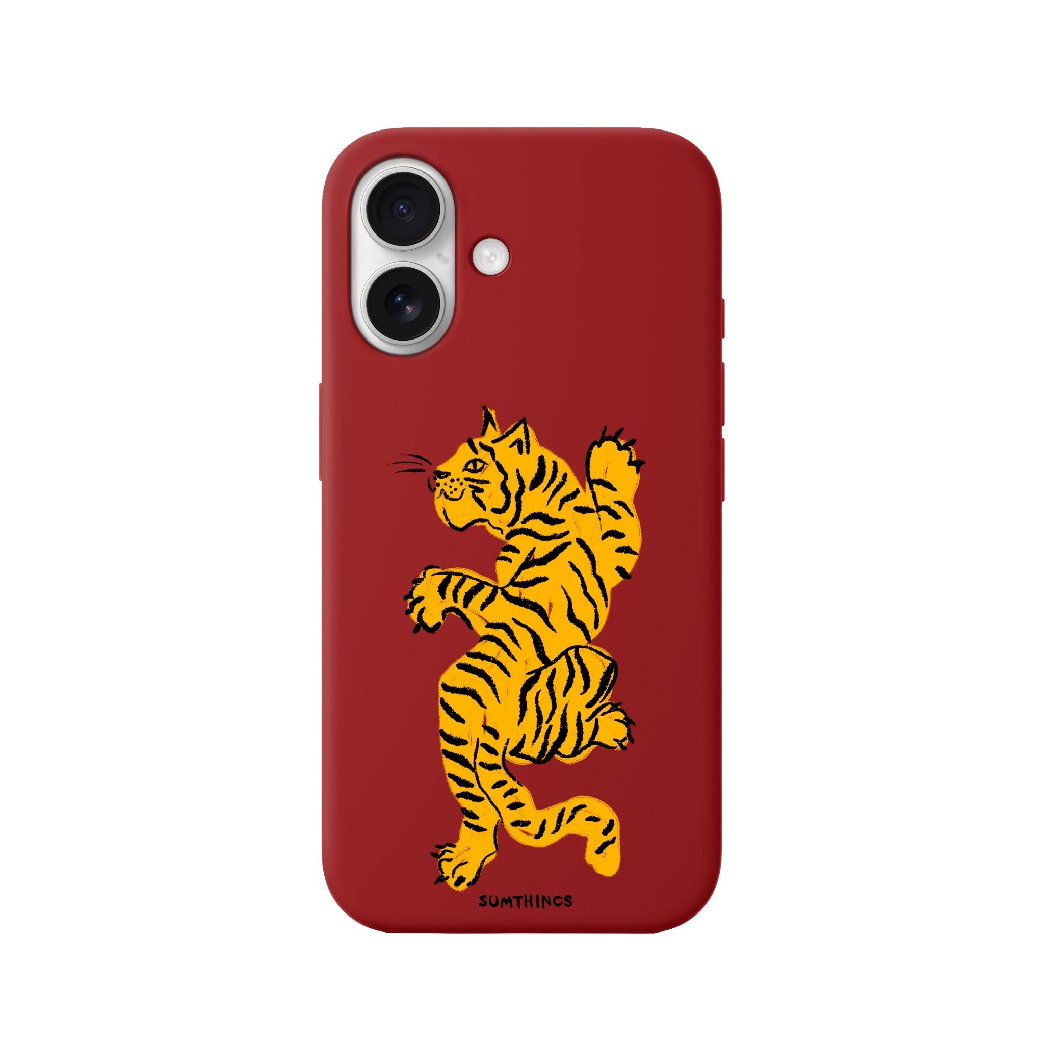 iPhone 16 Roar Premium Telefon Kılıfı Kırmızı - SUMTHINCS