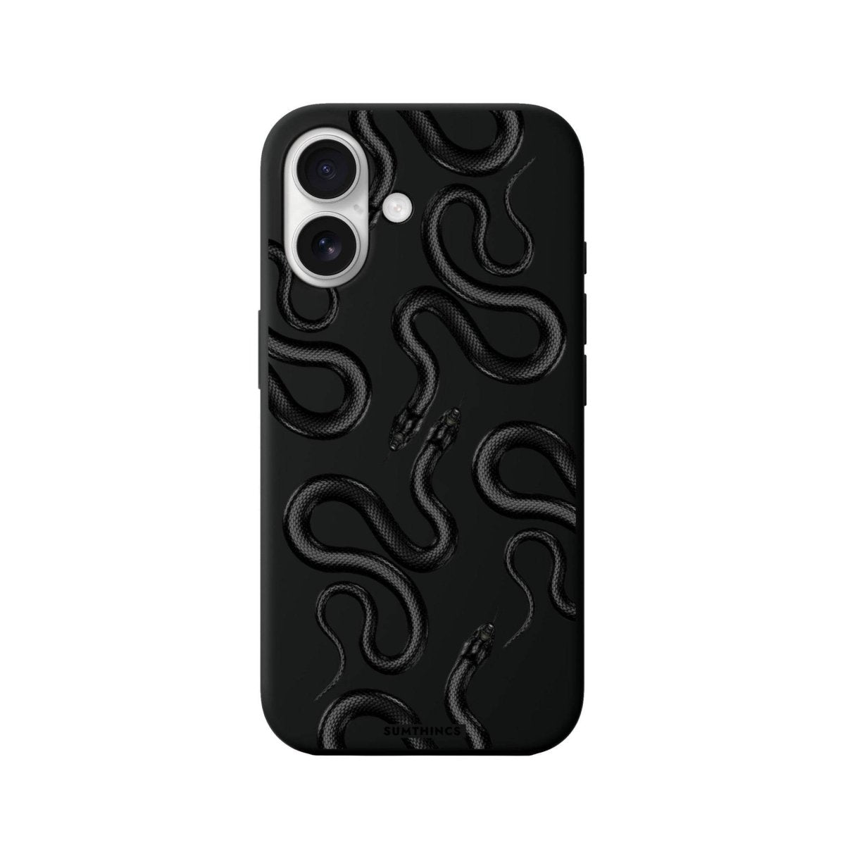 iPhone 16 Snakes Premium Telefon Kılıfı Siyah - SUMTHINCS