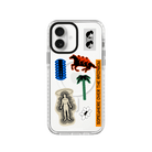 iPhone 16 Somewhere Magsafe Procase Şeffaf Telefon Kılıfı Beyaz Şeffaf - SUMTHINCS