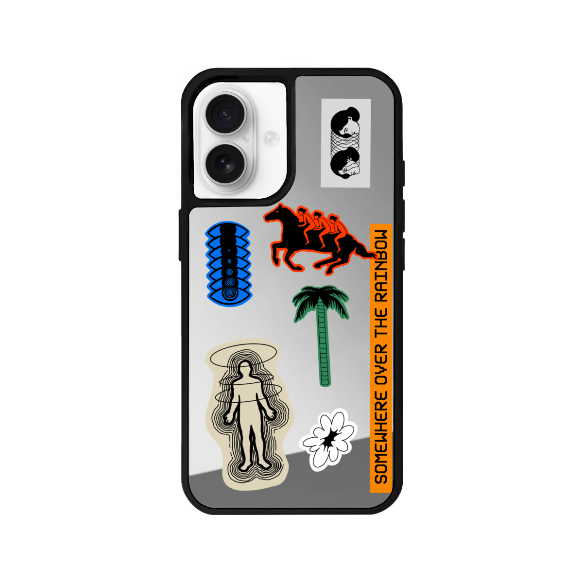 iPhone 16 Somewhere Mirror Aynalı Telefon Kılıfı - SUMTHINCS