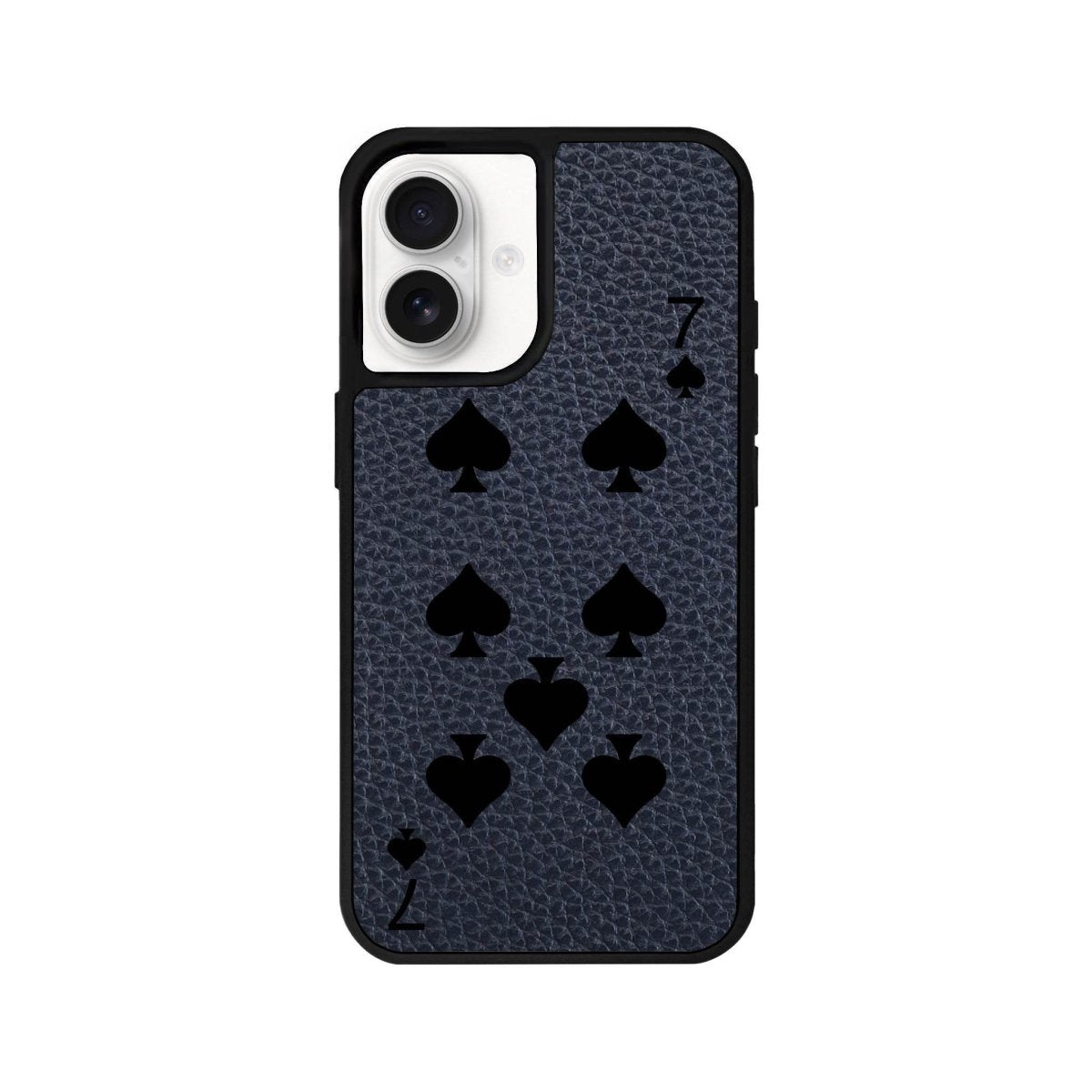 iPhone 16 Spade7 Leather Vegan Deri Telefon Kılıfı Pasifik Mavi - SUMTHINCS