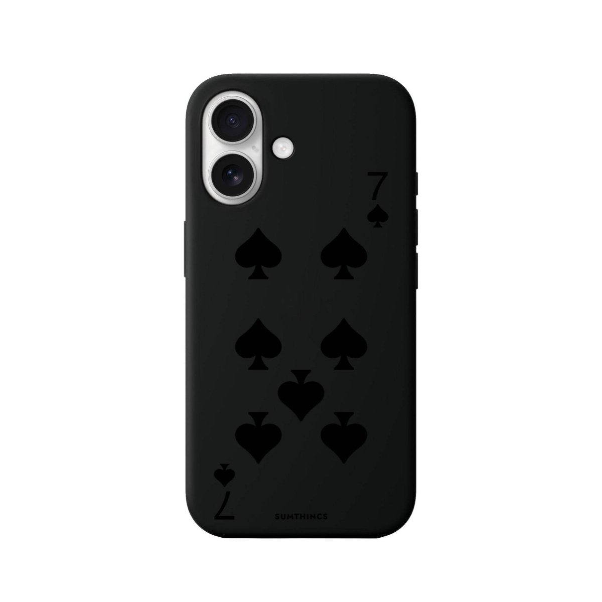 iPhone 16 Spade7 Premium Telefon Kılıfı Siyah - SUMTHINCS