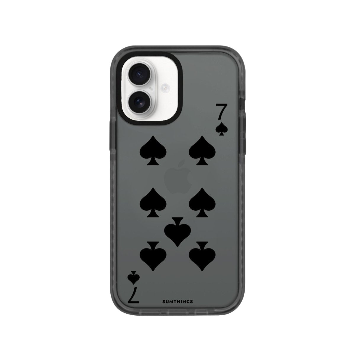 iPhone 16 Spade7 Procase Şeffaf Telefon Kılıfı Antrasit - SUMTHINCS