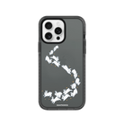 iPhone 16 Starry Bunnies Procase Şeffaf Telefon Kılıfı Antrasit - SUMTHINCS