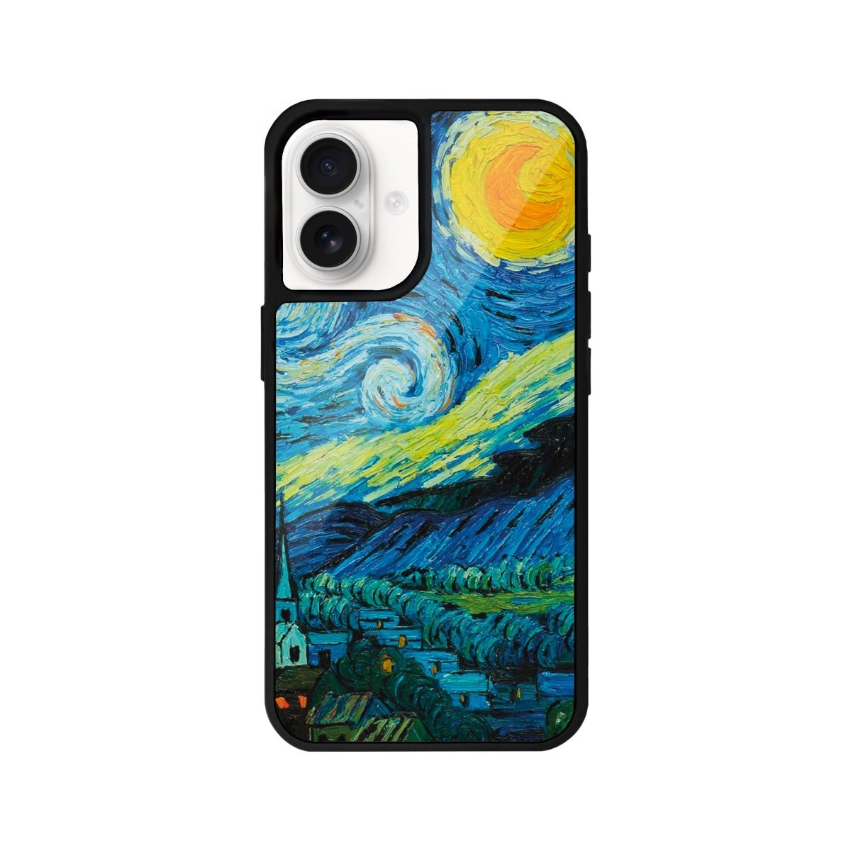 iPhone 16 Starry Night Glossy Cam Telefon Kılıfı - SUMTHINCS