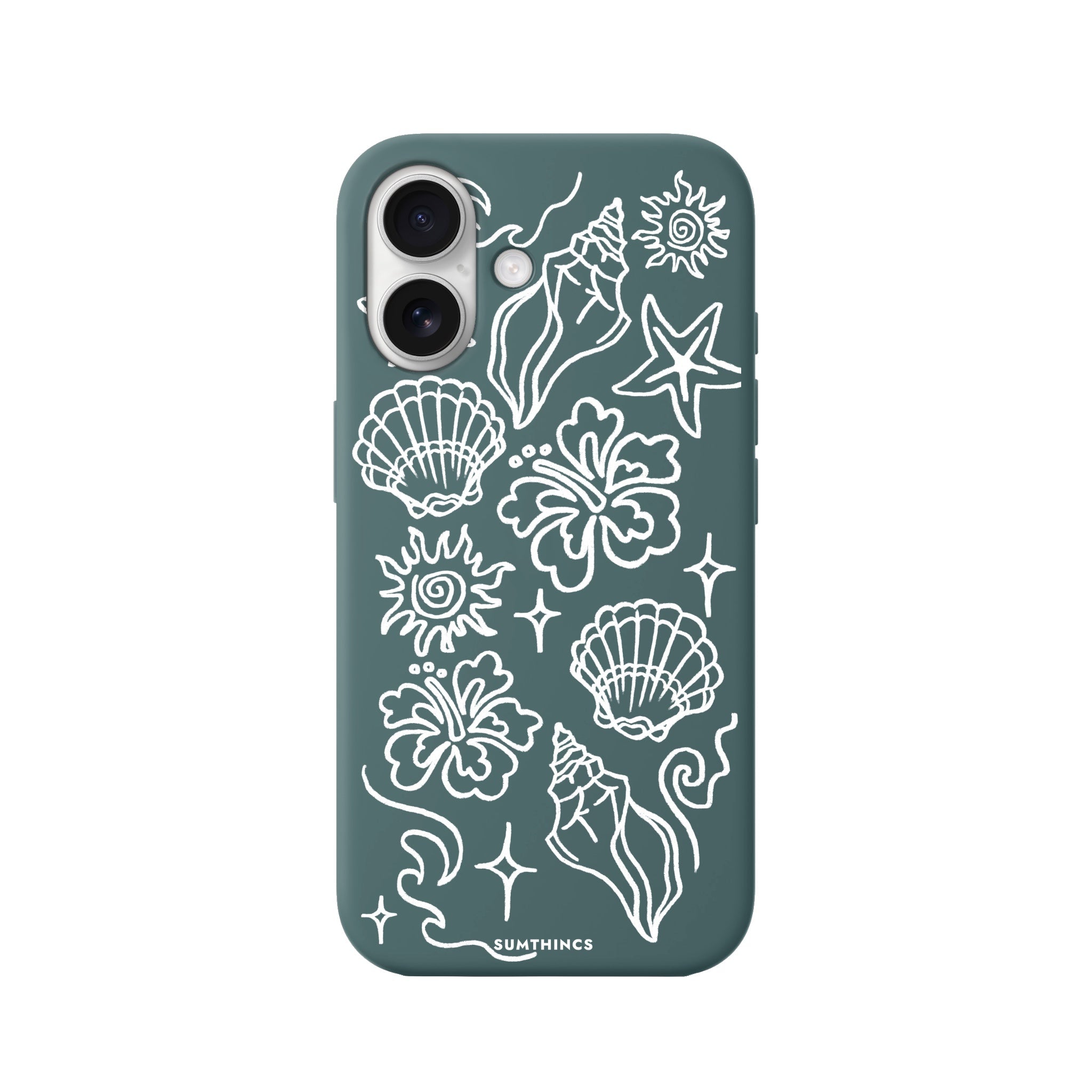 iPhone 16 Summer Sketch Premium Telefon Kılıfı - SUMTHINCS