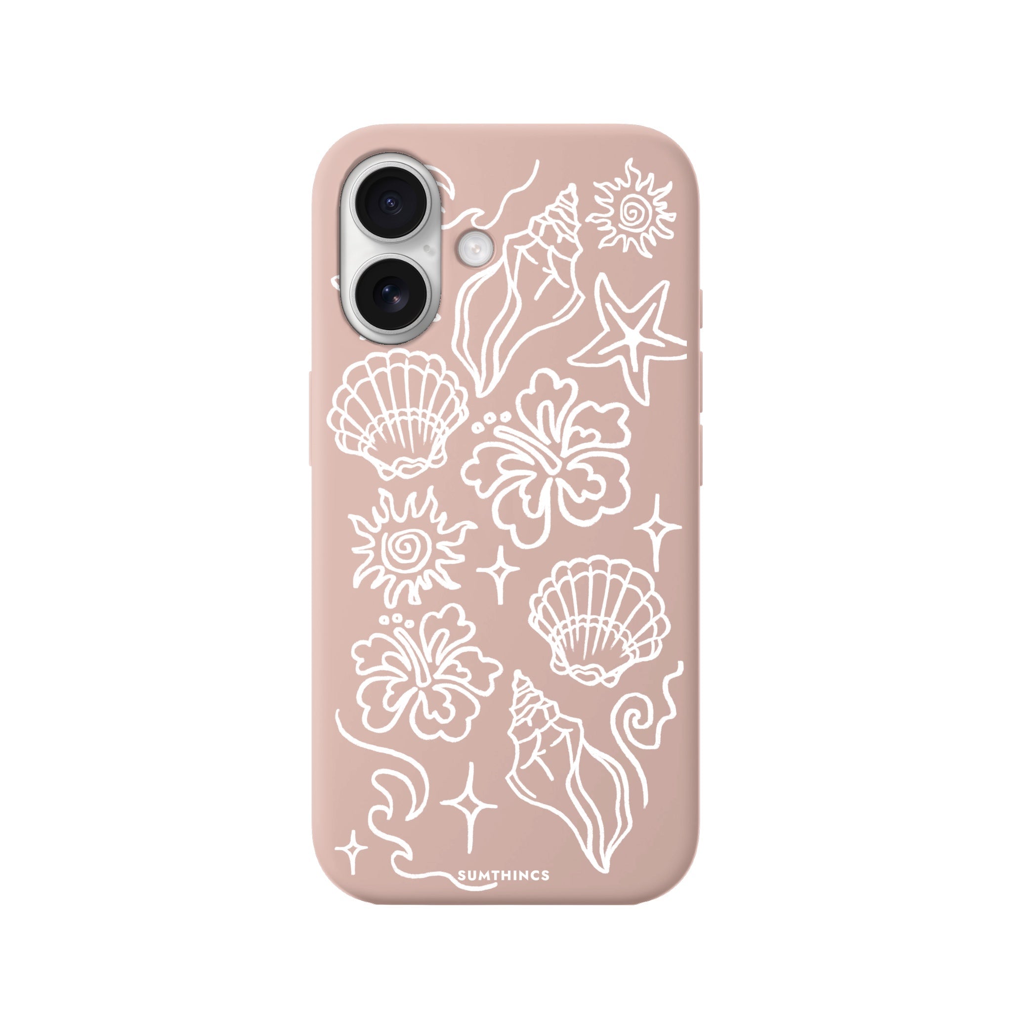 iPhone 16 Summer Sketch Premium Telefon Kılıfı - SUMTHINCS