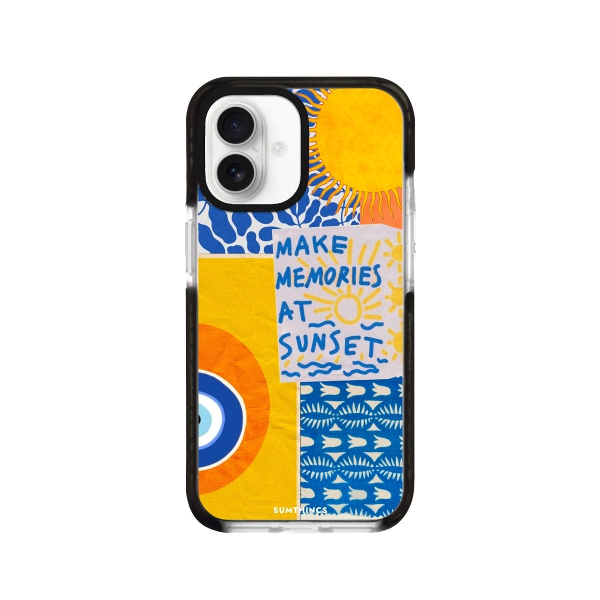 iPhone 16 Sunset Collage Procase Şeffaf Telefon Kılıfı - SUMTHINCS
