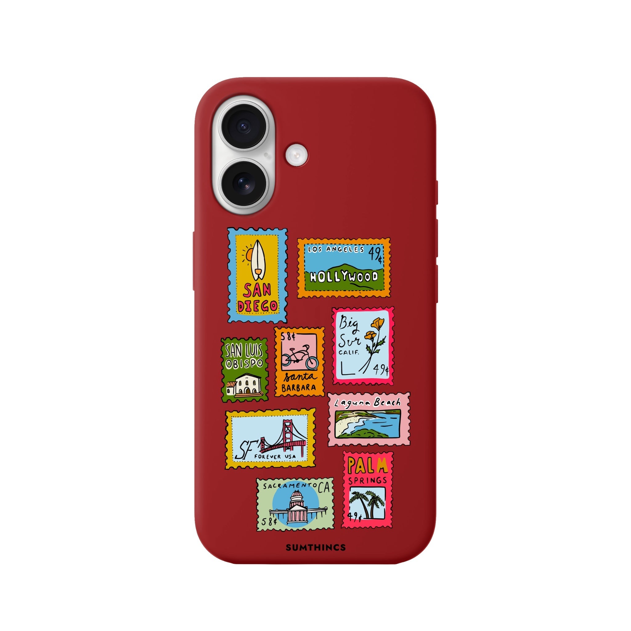 iPhone 16 The Grand Tour Premium Telefon Kılıfı Kırmızı - SUMTHINCS