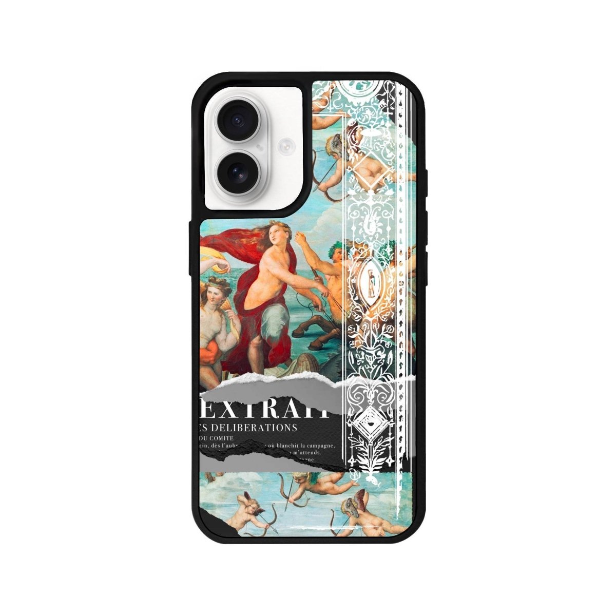 iPhone 16 Triumph of Galatea Mirror Aynalı Telefon Kılıfı Antrasit - SUMTHINCS