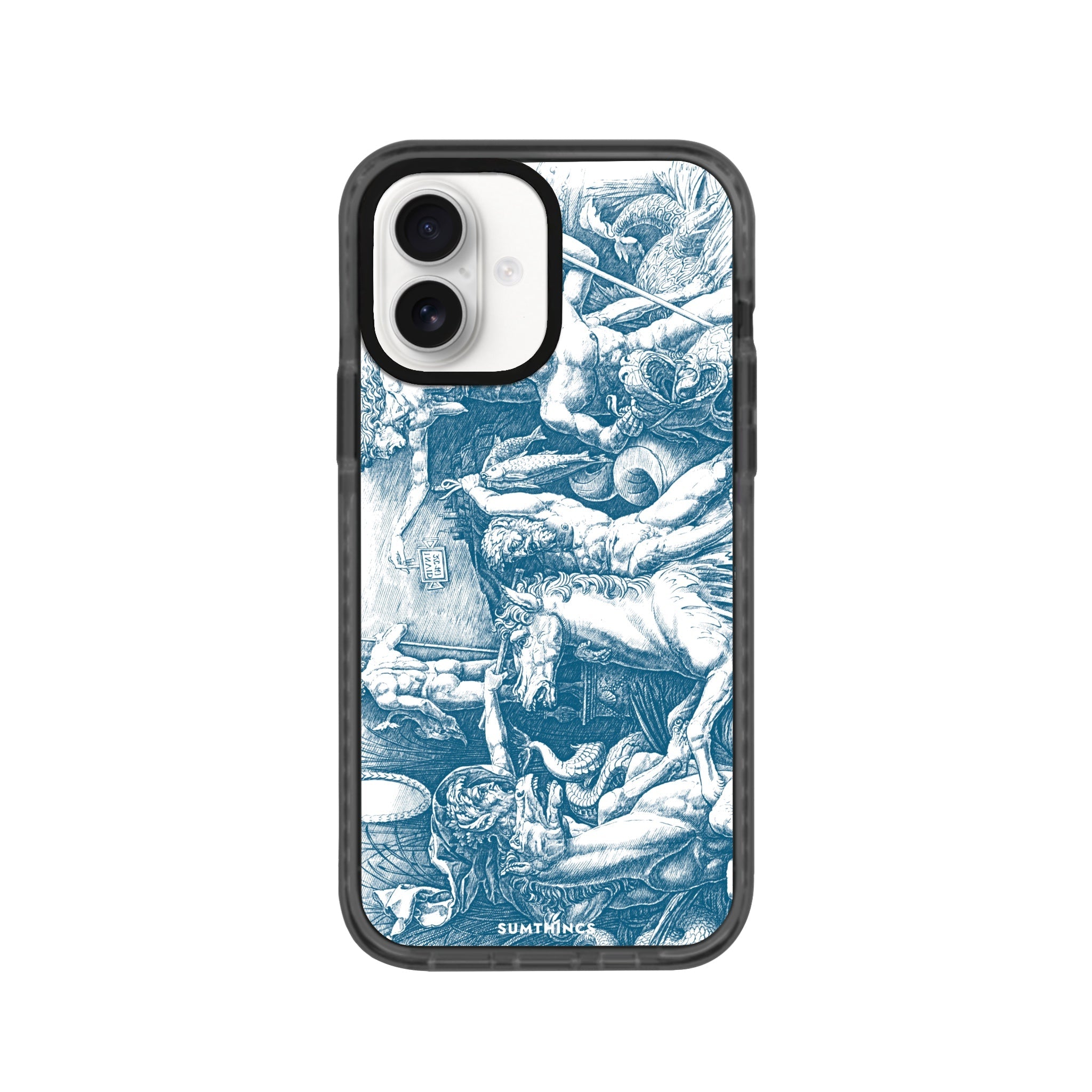 iPhone 16 War of Sea Gods Procase Şeffaf Telefon Kılıfı Antrasit - SUMTHINCS