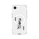 iPhone 16E Ace Queen Clear Magsafe Şeffaf Telefon Kılıfı - SUMTHINCS