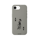 iPhone 16E Ace Queen Premium Telefon Kılıfı Gri - SUMTHINCS