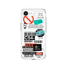 iPhone 16E Barcode C54 Clear Magsafe Şeffaf Telefon Kılıfı - SUMTHINCS