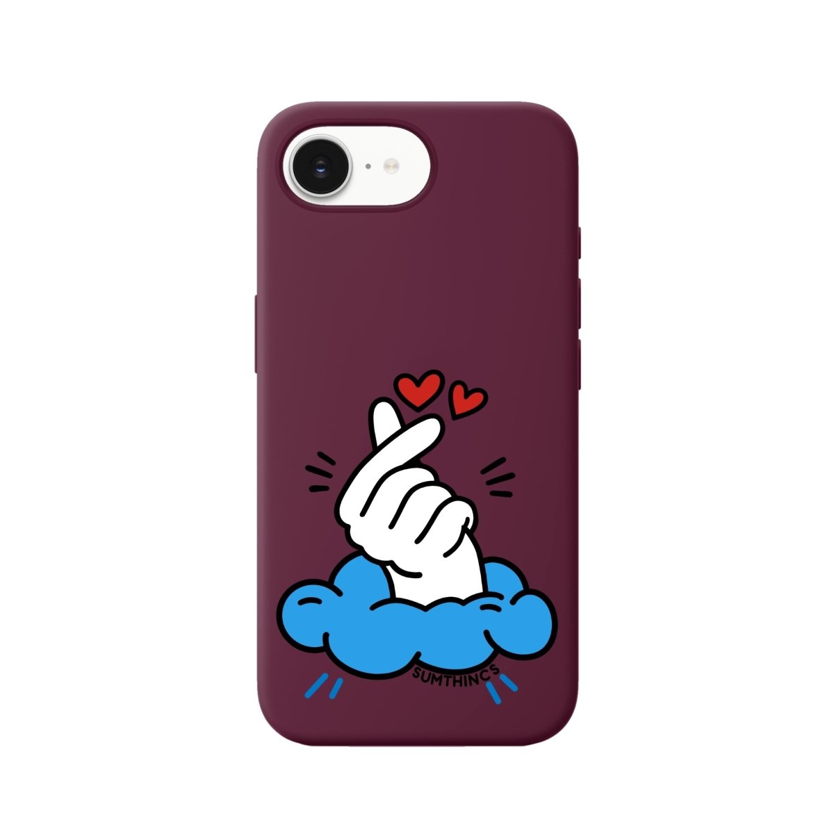 iPhone 16E Crush Premium Telefon Kılıfı Bordo - SUMTHINCS