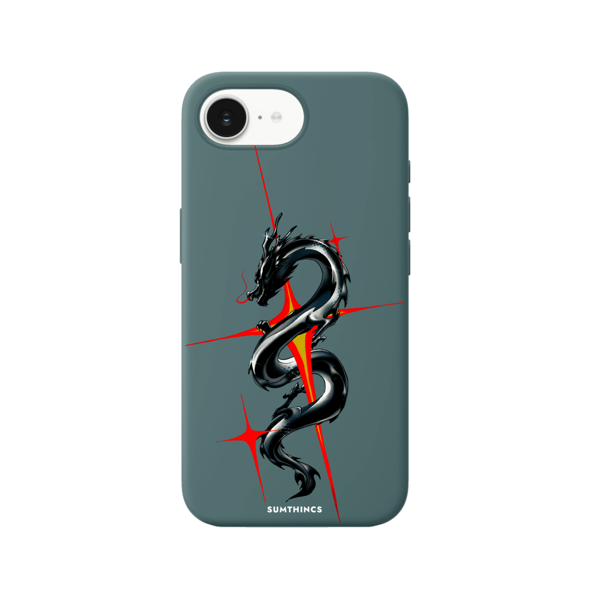 iPhone 16E Dragonflare Premium Telefon Kılıfı Kaktüs Yeşili - SUMTHINCS